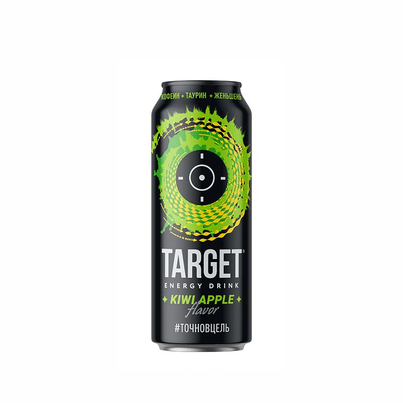 Напиток энергетический Target киви и яблоко 450 мл., ж/б