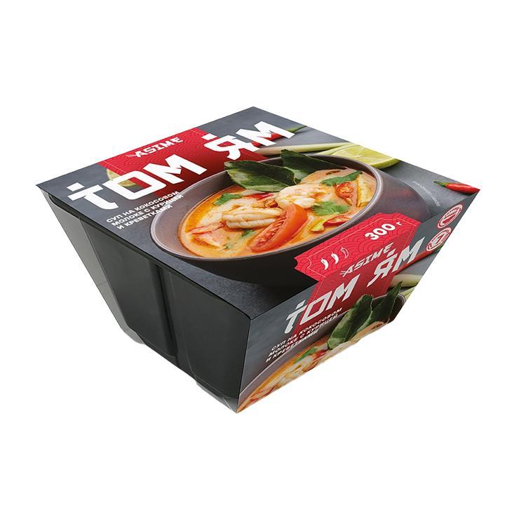 Суп Asime том-ям с курицей и креветками 300 гр., картон