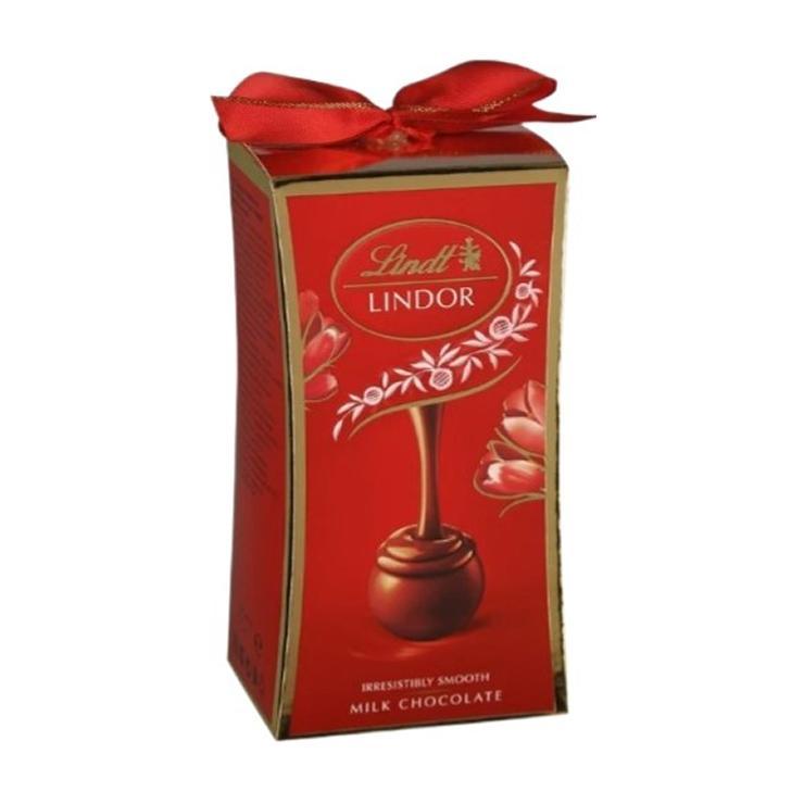 Набор подарочный Lindt Lindor конфеты из молочного шоколада Италия 75 гр., картон
