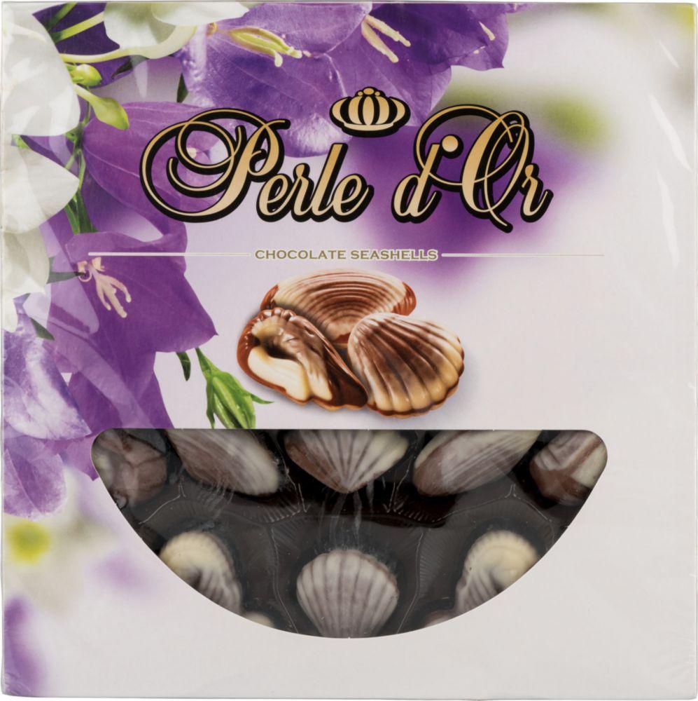Конфеты Perle d'Or Дары моря шоколадные, 195 гр., картон