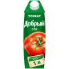 Сок Добрый томатный с сахаром и солью, 1 л., тетра-пак