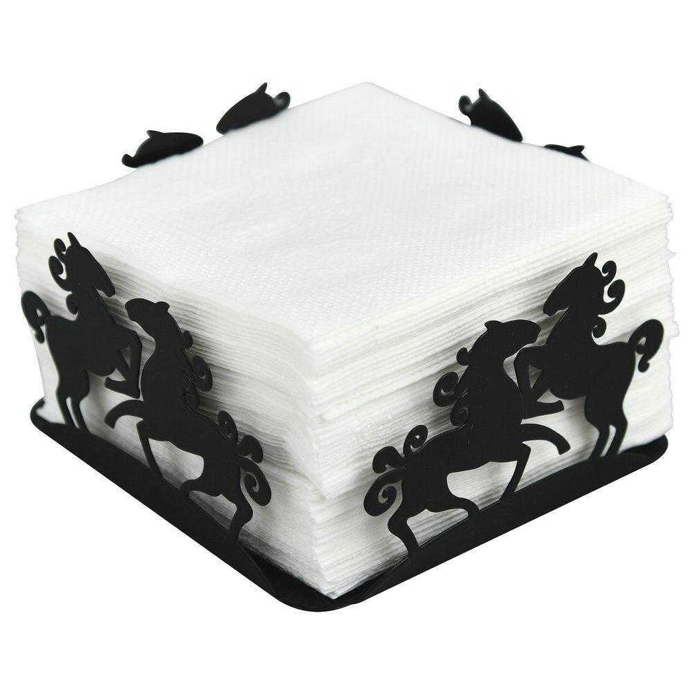 Салфетница Мультидом мустанг 12,5х12,5х7 см., пакет