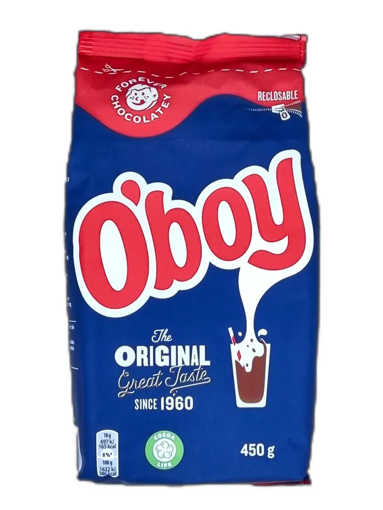 Какао O'boy Original растворимый 450 гр., флоу-пак