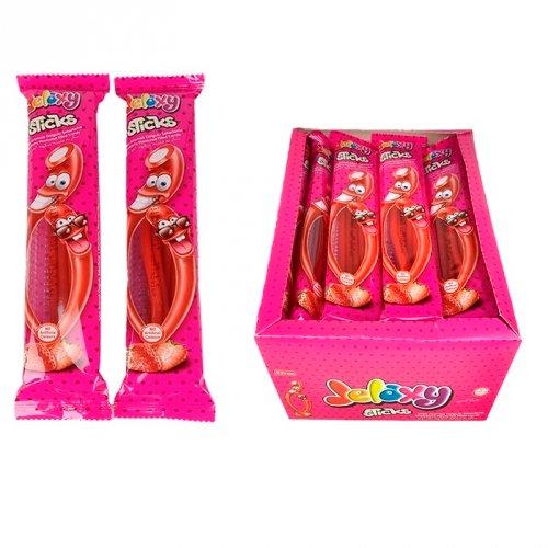 Мармелад Jelaxy Sour Strawberry 35 гр., флоу-пак