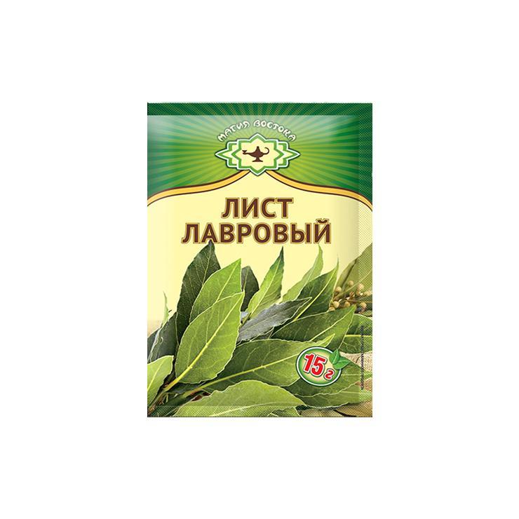 Лист лавровый Магия Востока сухой 15 гр., саше