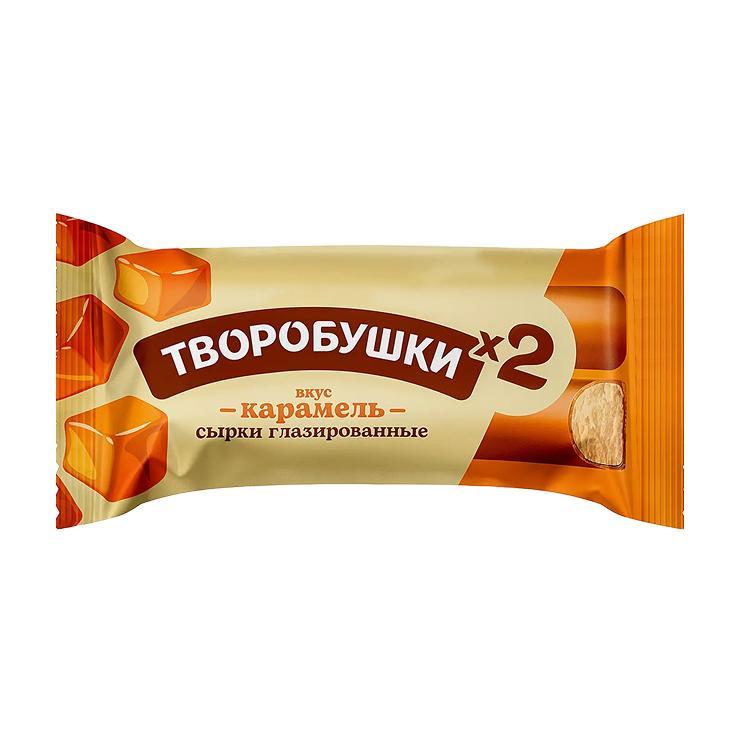 Сырок глазированный Творобушки карамель твикс 23% флоу-пак 45г ф.15шт