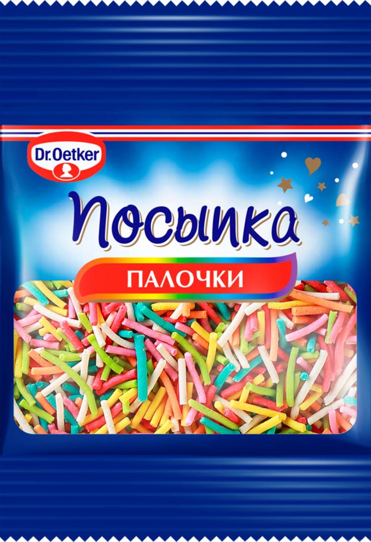 Посыпка кондитерская Dr. Oetker палочки 10 гр., саше