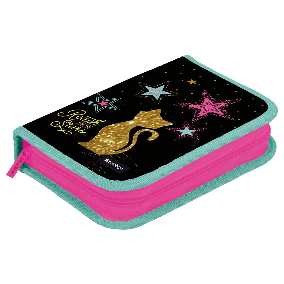 Пенал 1 отделение, 200*140*40 BerlingoStar dream, 2 откидные секции, полиэстер