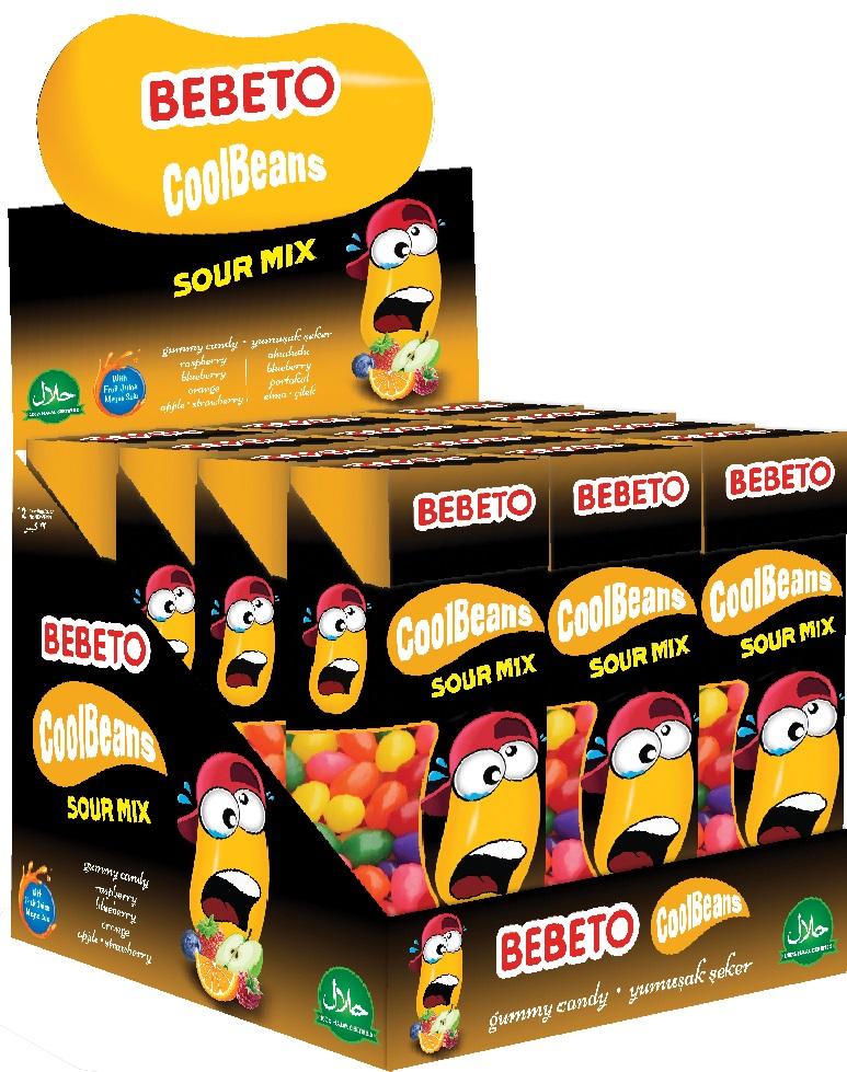 Мармелад жевательный Bebeto berry mix 30 гр., картон