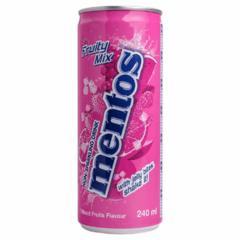 Напиток газированный Mentos фруктовый микс 240 мл., ж/б