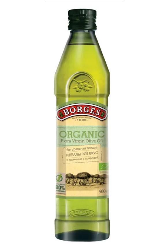 Оливковое масло Borges Extra Virgin Organic 500 мл., стекло