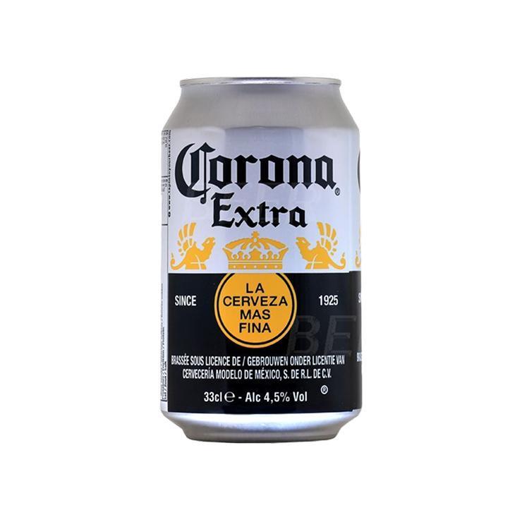 Напиток пивной Corona Extra светлый фильтрованный пастеризованный 4,5% 330 мл., ж/б