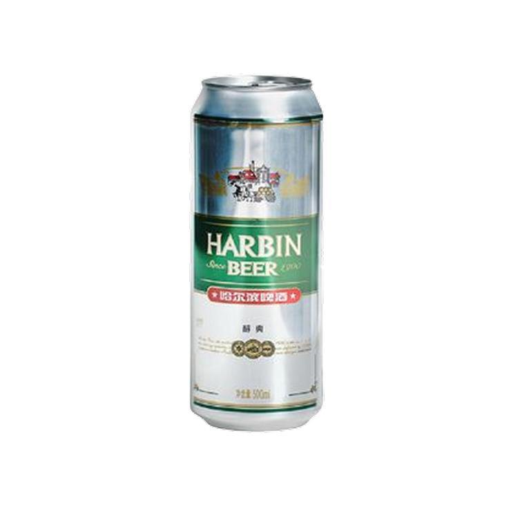Пиво Harbin светлое фильтрованное пастеризованное 3,7% 500 мл., ж/б