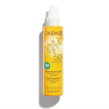 Молочко-спрей Caudalie солнцезащитное для тела и лица SPF50