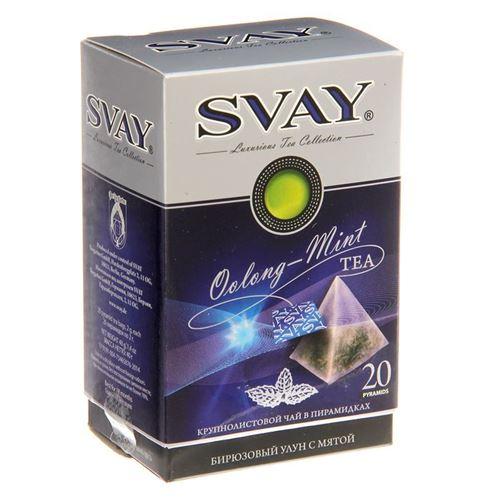 Чай Svay Oolong-Mint в пирамидках, 50 гр., картон
