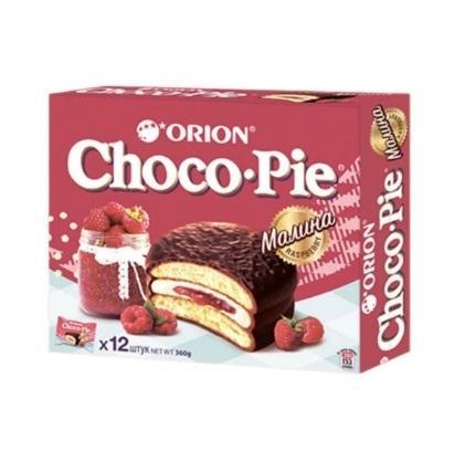 Пирожное Orion Choco Pie Малина 360 гр., картон