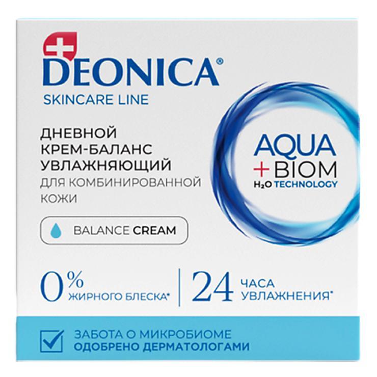 Крем для лица Deonica баланс увлажнения для комбинированной кожи 50 мл., банка