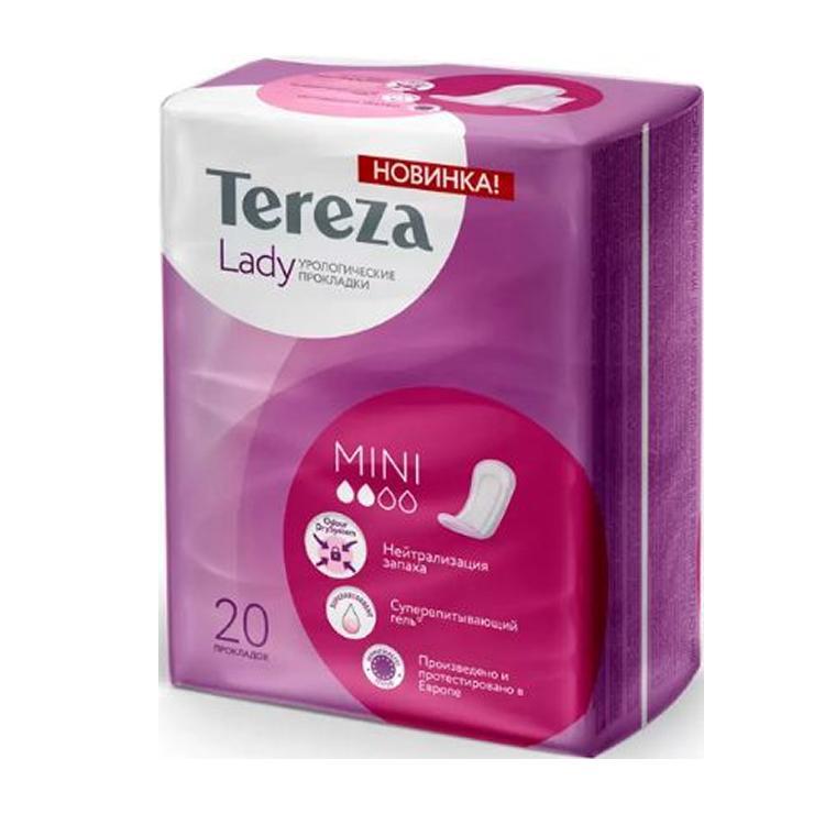 Прокладки урологические TerezaMed Lady mini 20 шт., флоу-пак