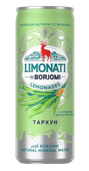 Лимонад Borjomi Limonati Тархун 330 мл., ж/б