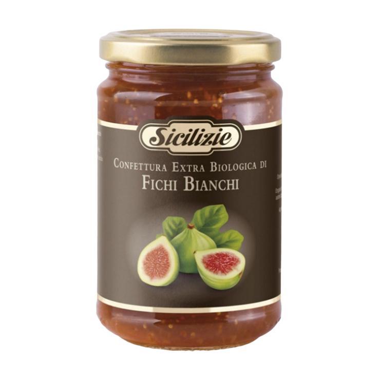 Конфитюр-джем Sicilizie Bio сицилийский белый инжир 360 гр., стекло