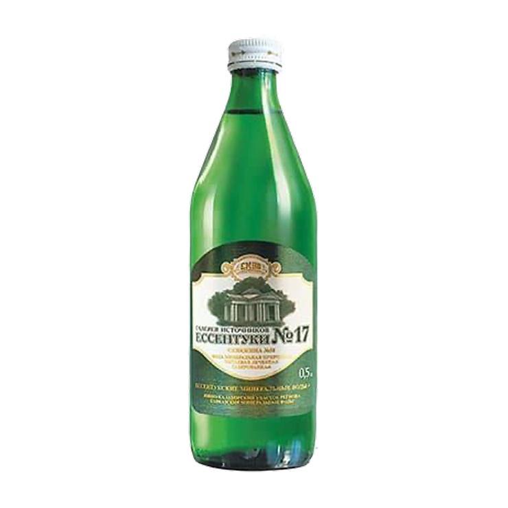 НЕ ПУБЛИКОВАТЬ Вода Ессентуки № 17 газированная лечебная минеральная 500 мл., стекло
