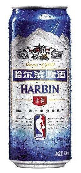 Пиво Harbin Ice светлое 500 мл., ж/б