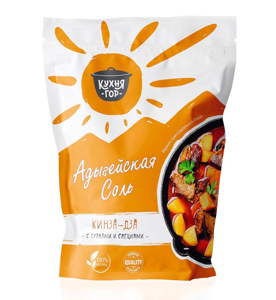 Соль Кухня гор Адыгейская Кинза-дза 350 гр., дой-пак