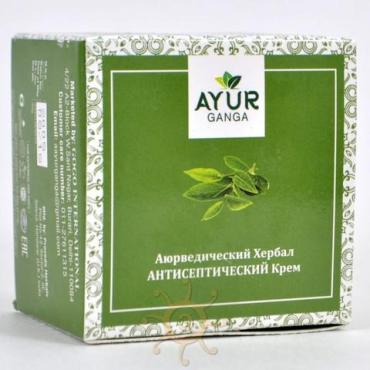 Крем антисептический AYUR GANGA, 30 гр., картонная коробка