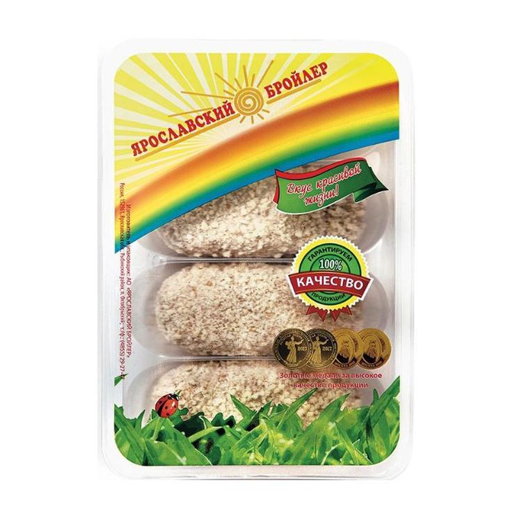 Котлеты Ярославский бройлер из цыпленка - бройлера со сливочным маслом и укропом з/м 430 гр., лоток