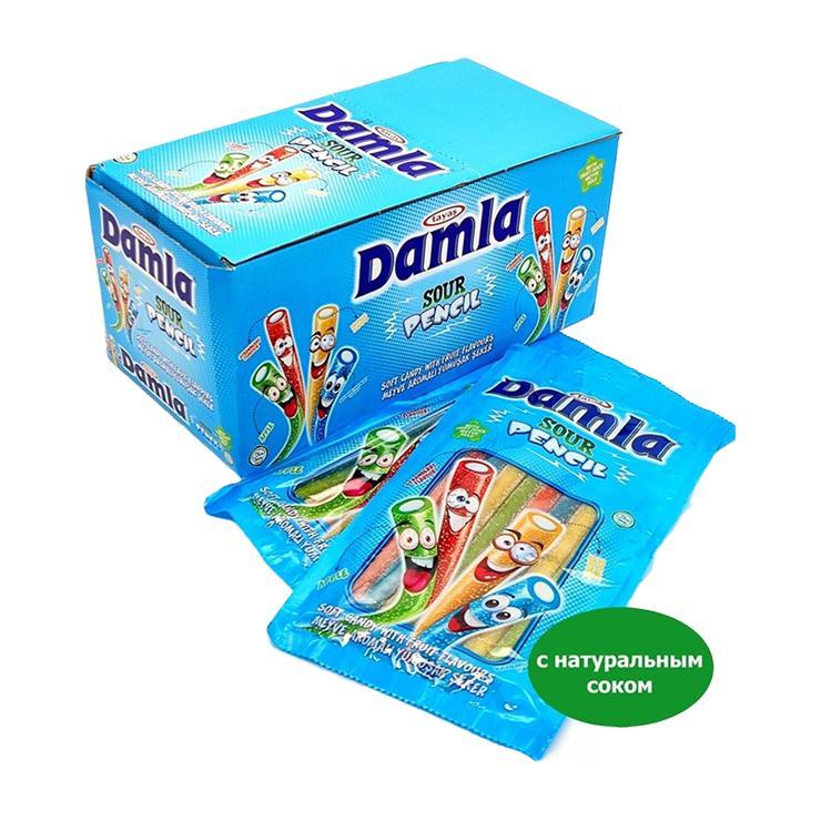 Мармелад жевательный Damla Кислые карандаши 75 гр., саше