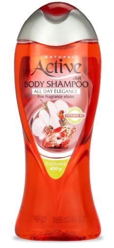 ACTIVE Гель для душа &#34;NATURAL&#34; 400мл орхидея с витамином B5*12 (2003/1307)