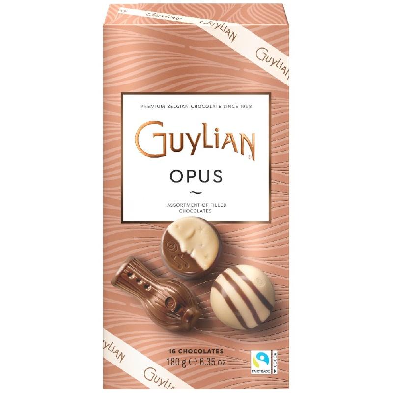 Конфеты Guylian Opus шоколадные ассорти 180 гр., картон