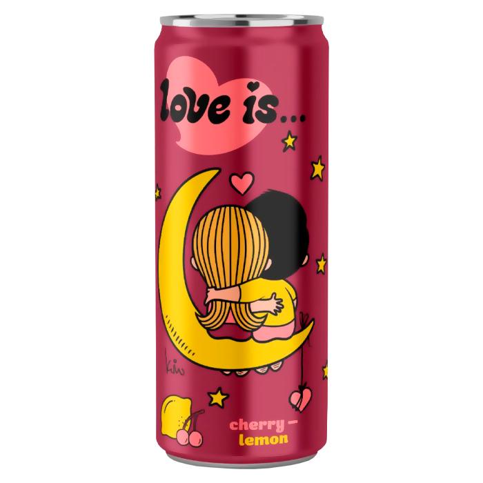 Напиток газированный Love is... вишня лимон 330 мл., ж/б