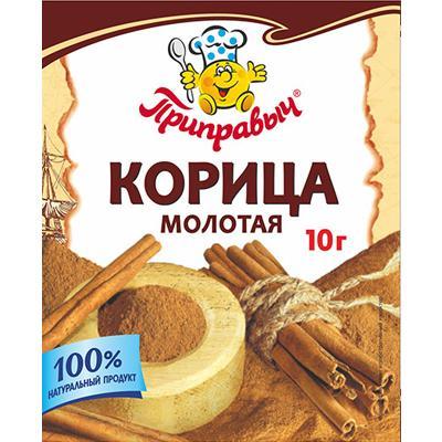 Приправа Приправыч корица молотая, 15 гр., сашет