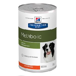 Консервы для собак коррекция веса  Prescription Diet Metabolic Canine, Hill's, 370 гр., ж/б