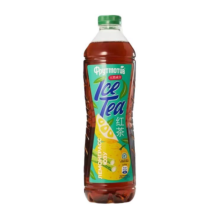 Чай холодный Ice Tea Фрутмотив айсти черный лемонграсс и юзу 1,5 л., ПЭТ