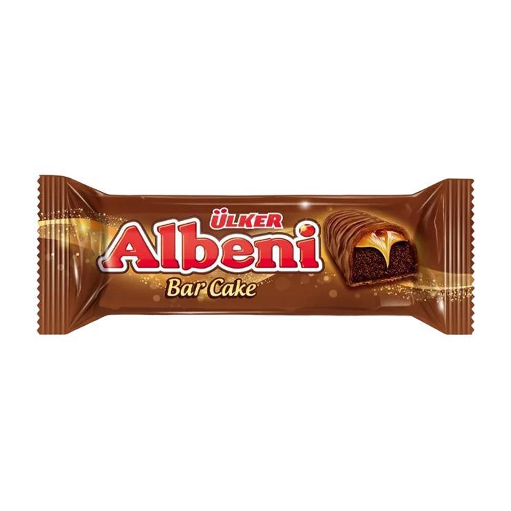 Бисквит шоколадный Ulker Albeni Bar Kek покрытый молочным шоколадом карамельная начинка 30 гр., флоу-пак