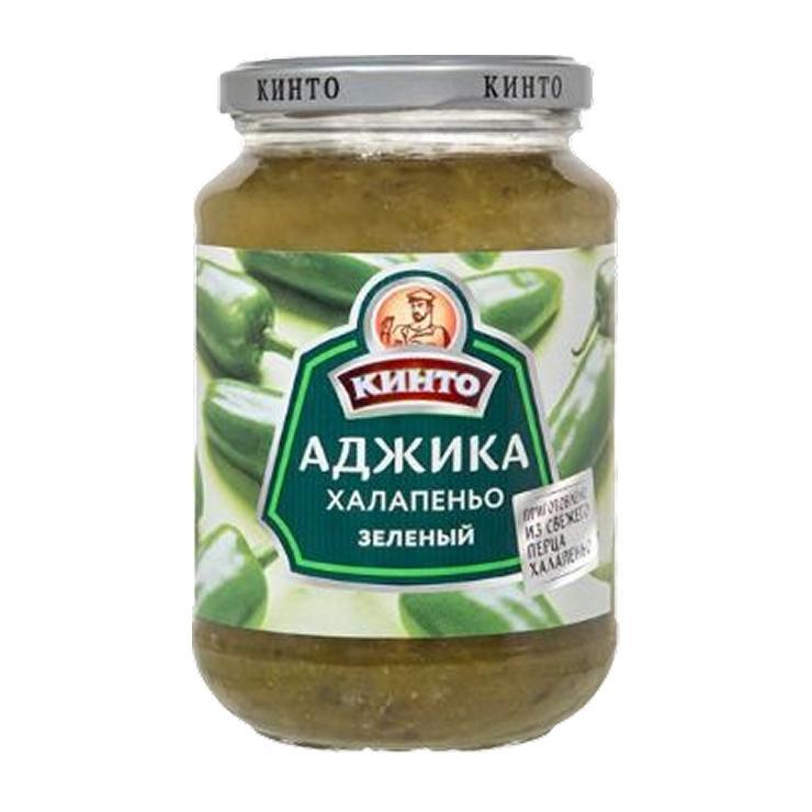 Аджика Кинто халапеньо зеленый 180 гр., стекло