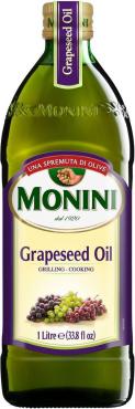 Масло из виноградных косточек, Monini Grapeseed Oil, 1 л., стекло
