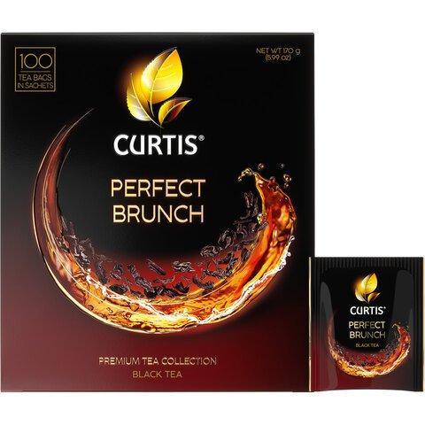 Чай черный Curtis Perfect Brunch 100 пакетиков 170 гр., картон