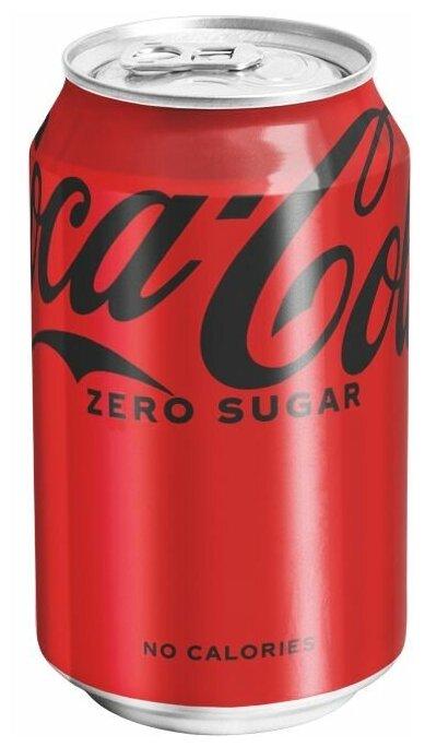 Напиток газированный Coca-Cola Zero Ирак 330 мл., ж/б