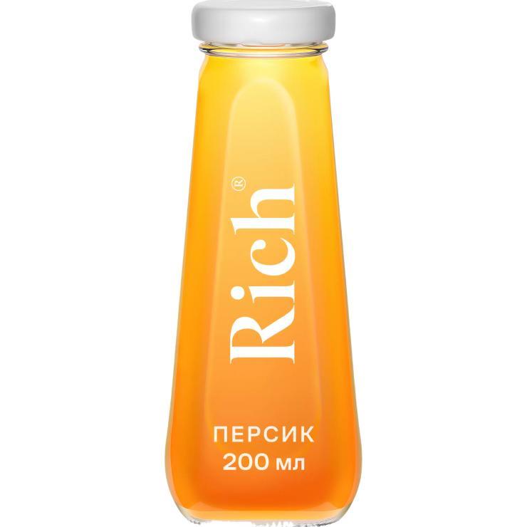 Нектар Rich Персик, 200 мл., стекло