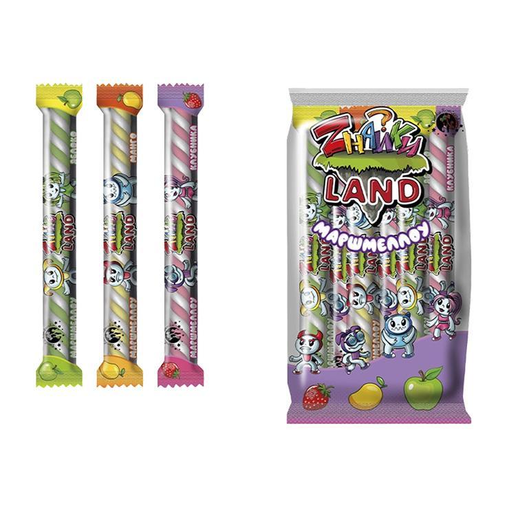 Маршмеллоу ZНАЙКИ LAND с ароматом клубники манго яблока 18 гр., флоу-пак