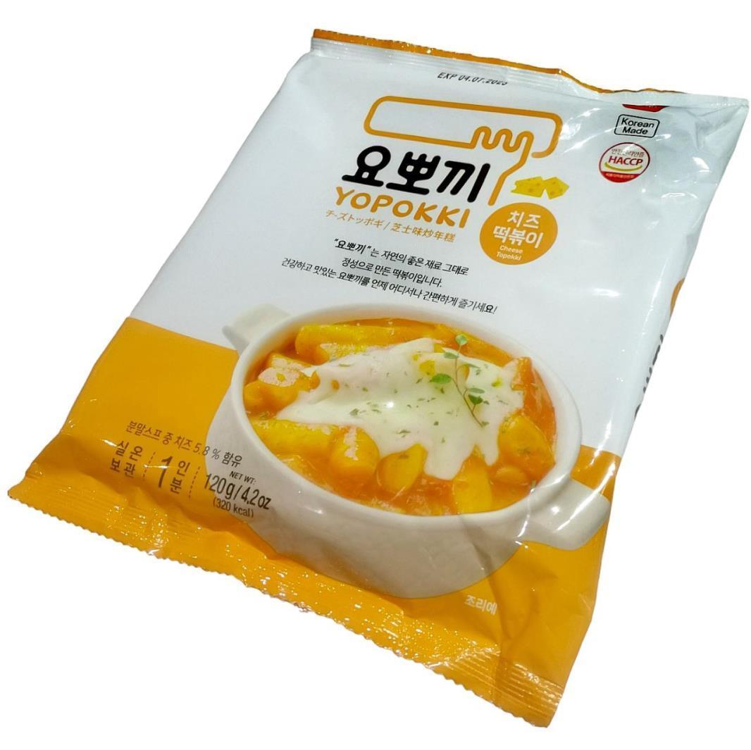 Рисовые клецки Yopokki Cheese 120 гр., флоу-пак