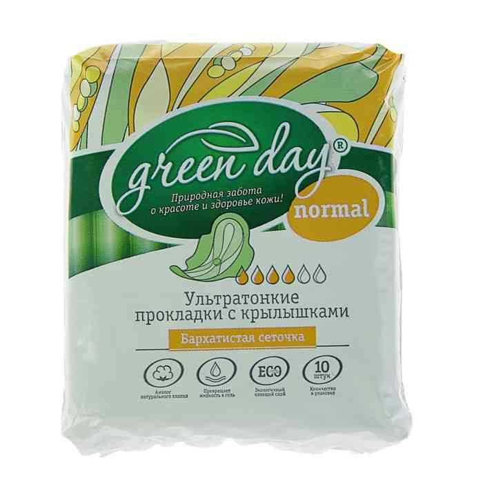 Прокладки Green day Ultra Normal Dry женские 10 шт