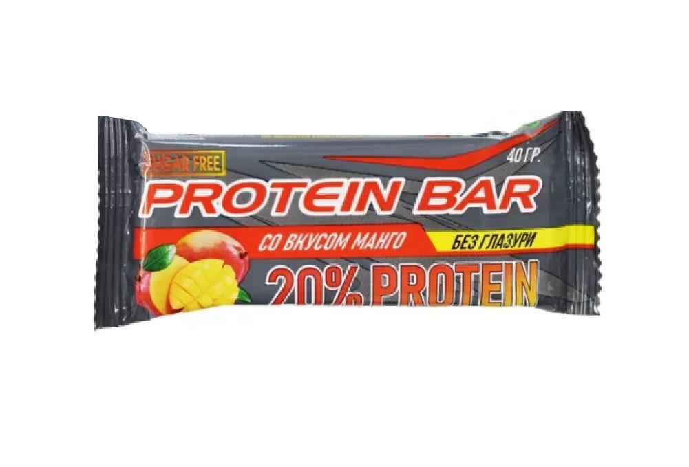 Батончик протеиновый Protein Bar Манго 40 гр., флоу-пак