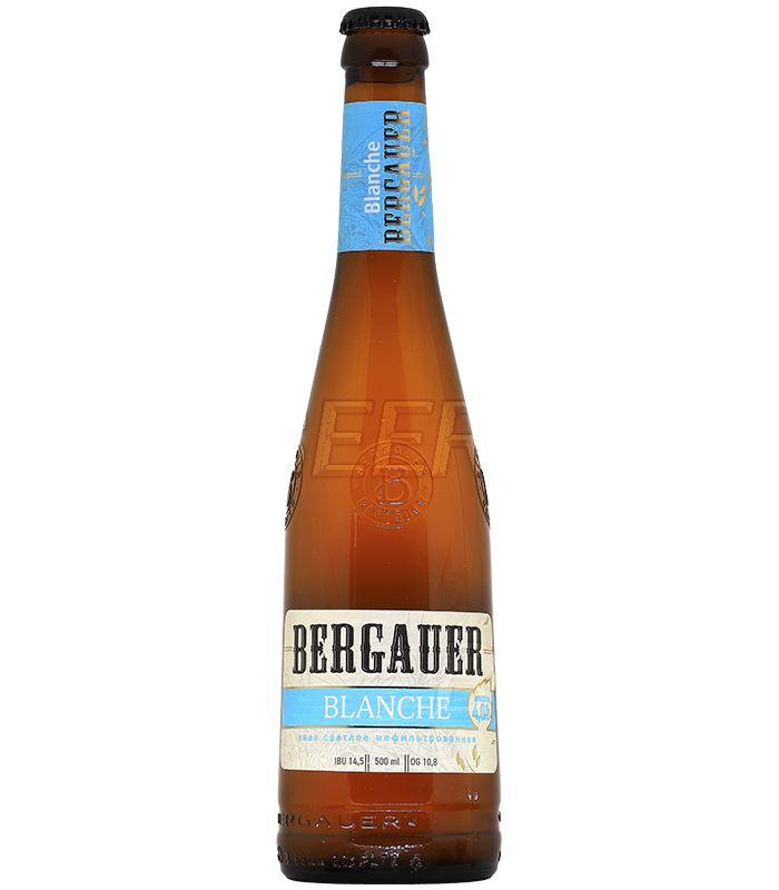 Пиво Тагильское Бергауэр белое светлое нефильтрованное 500 мл., стекло