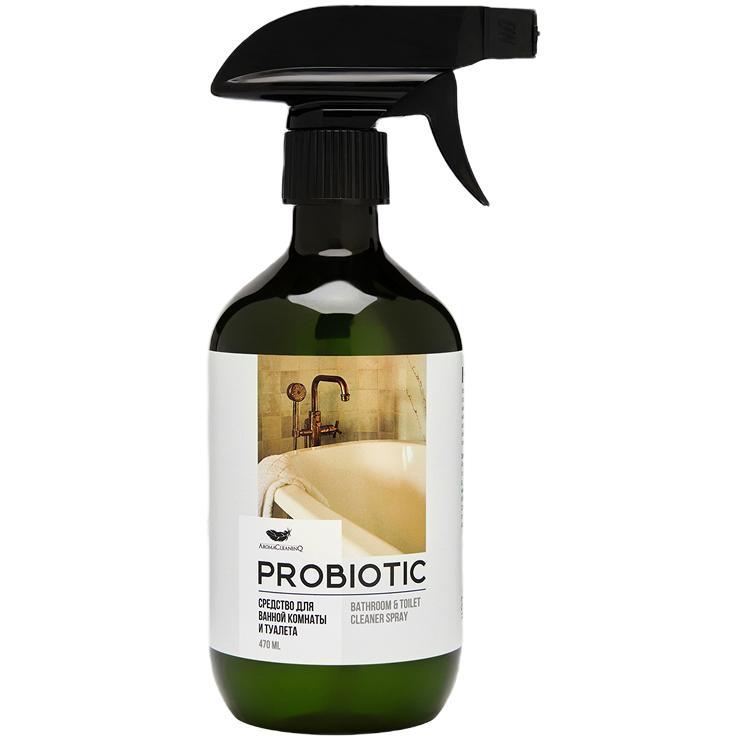 Средство для ванной комнаты и туалета AromaCleaninQ пробиотическое 470 мл., ПЭТ
