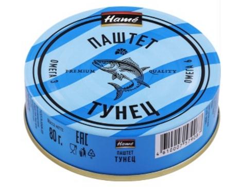 Паштет Hame тунец 80 гр., ж/б