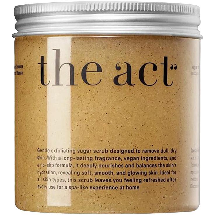 Скраб для тела The Act сахарный кокосовое печенье 280 гр., банка
